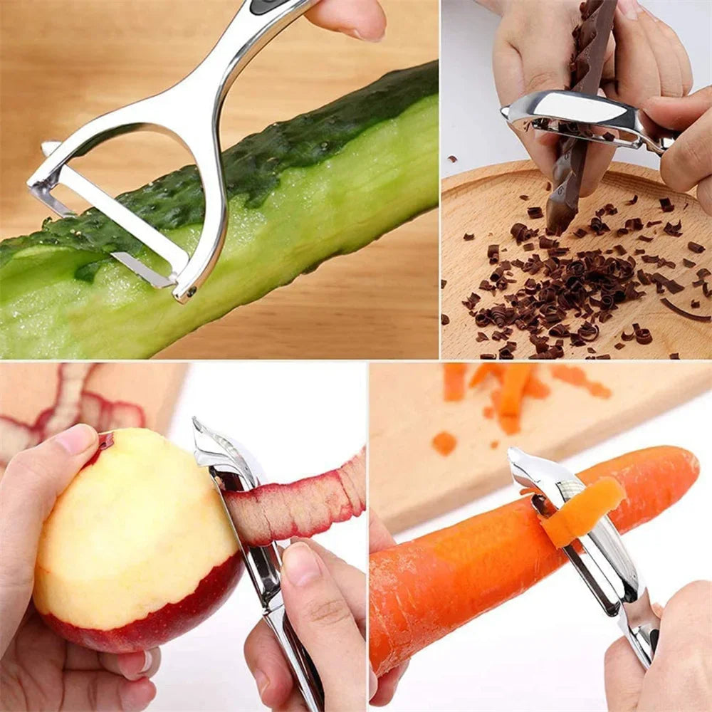 Pelador de Verduras de Acero Inoxidable